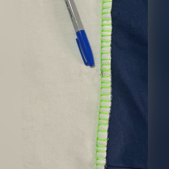 NWT FP Movement Double Header Graphic Crew S Blue  Combo with Pockets - Picture 12 of 12